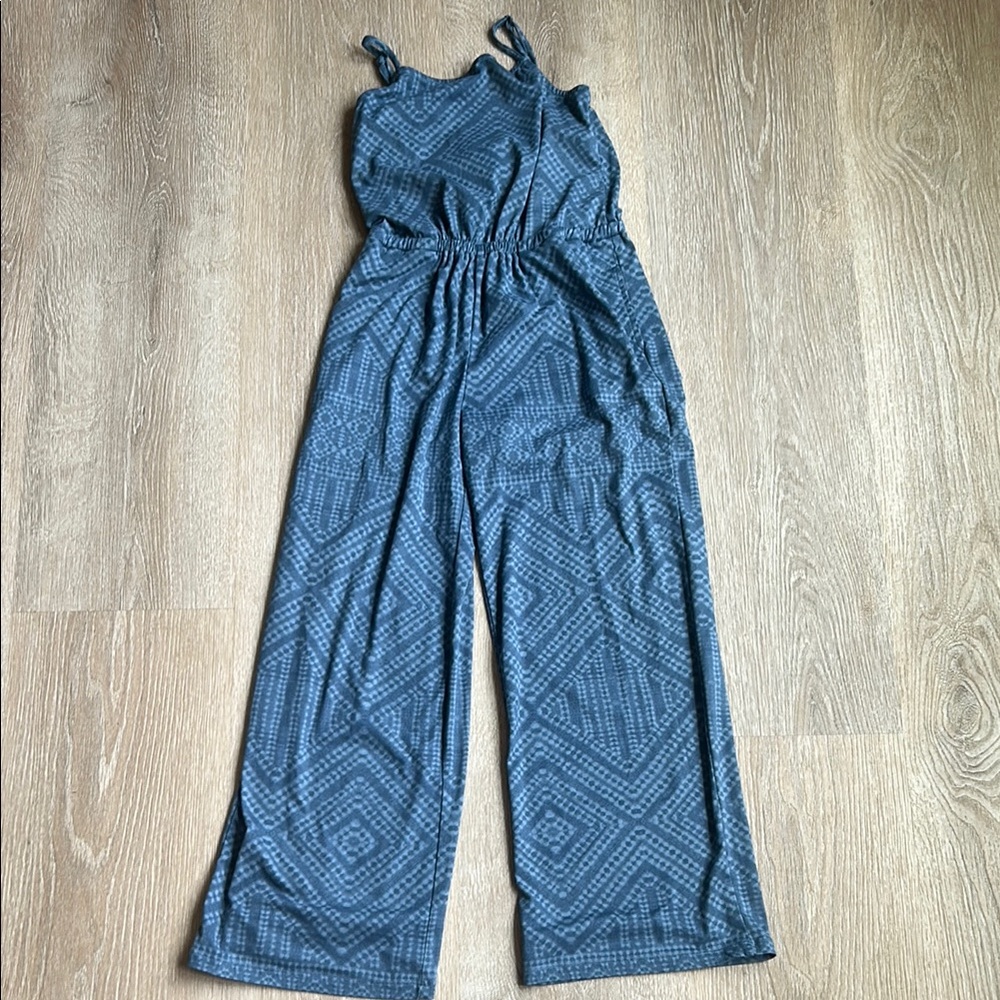 Blue Patterned girl’s Jumpsuit